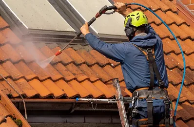 Démoussage et hydrofuge de toiture à Cervières